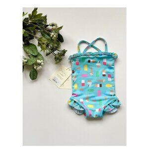 Rachel Riley Ice Lolly Luxury Swimsuit 6 Months New With Tags (Sold Out!)